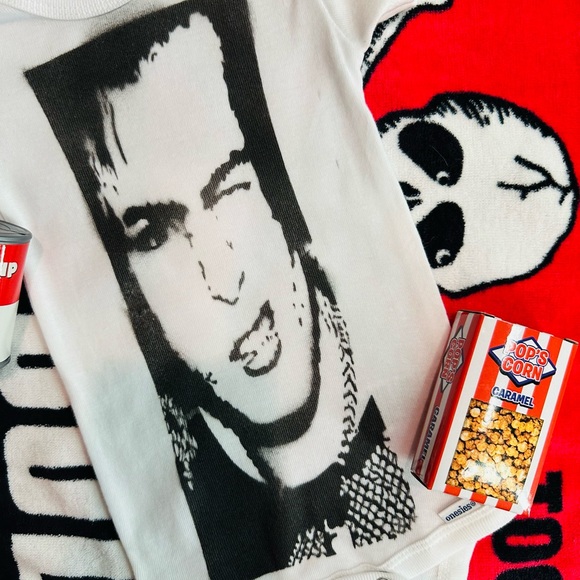 Sid Vicious punk rock Sex Pistols goth rave Harajuku soft baby onesie 6-9M - Picture 10 of 12
